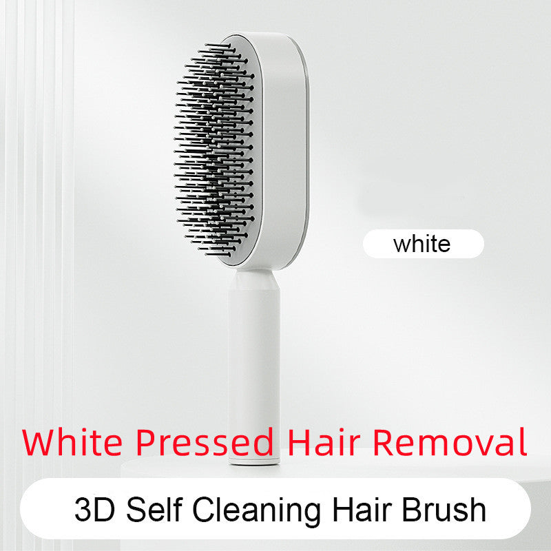 Self-Cleaning Anti-Static Hair Brush