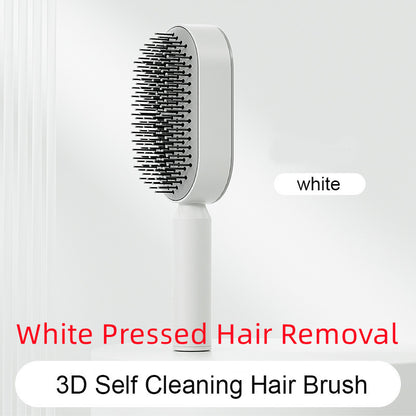 Self-Cleaning Anti-Static Hair Brush