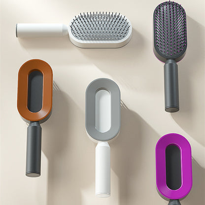 Self-Cleaning Anti-Static Hair Brush