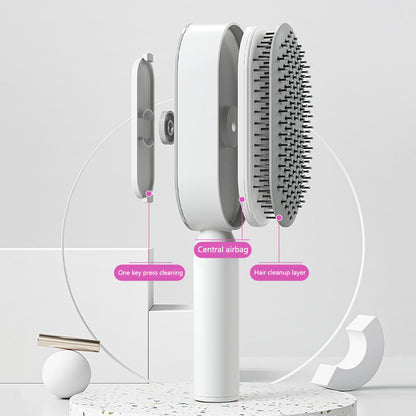 Self-Cleaning Anti-Static Hair Brush